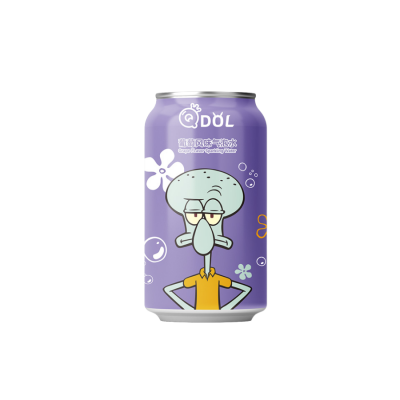 Qdol Spongesbob Grape Flavor Soda 330ml x 24 cans
