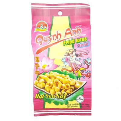 Quynh Anh Crispy Lotus Seed Chips 100g Bag 