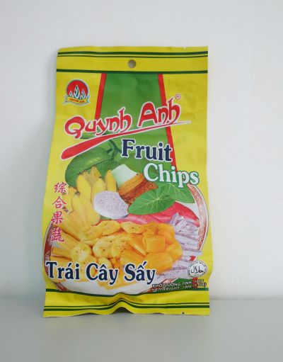 Quynh Anh Mixed Fruit Chips 250g Bag