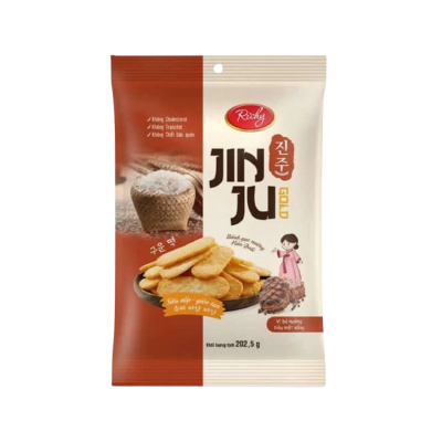 Richy JinJu Salty Rice Cracker Beef Steak With Pepper  134g x 20 Bags