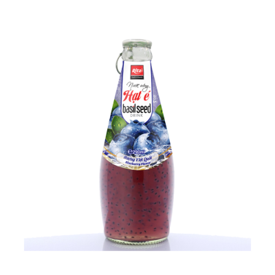 Rita Basil Seed Drink With Blueberry Flavour 290ml x 24 Bottles