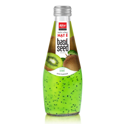 Rita Basil Seed Drink With Kiwi Flavour 290ml x 24 Bottles