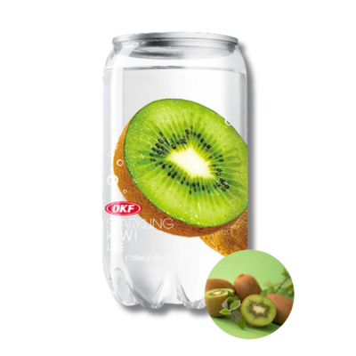 OKF Kiwi Flavored Sparkling Soft Drink 350ml x 24 Cans