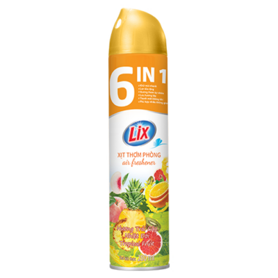 Lix Tropical Fruit Room Spray 280ml x 12 Bottles