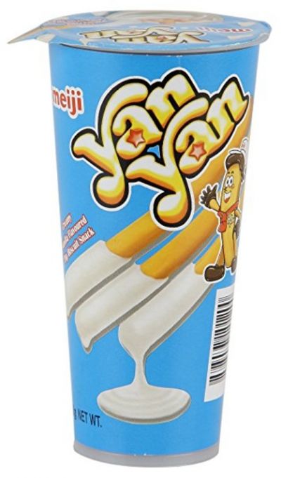 Meiji Yan Yan Vanilla Biscuits Snack 50g x 80 Cups