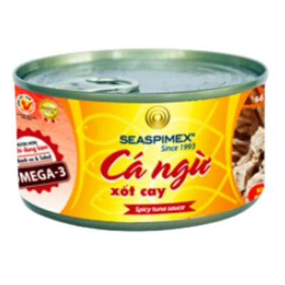 Seaspimex Tuna In Spicy Sauce 185G x 48 Tins