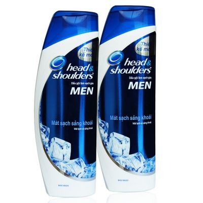 Head & Shoulders Men Cool Blast Anti-Dandruff Shampoo 350g Bottle
