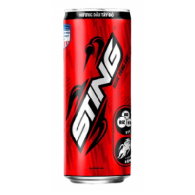 Sting Energy Drink Strawberry Can 235ml x 24 Cans