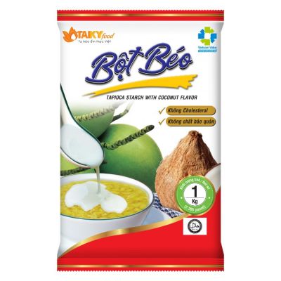Tai Ky Tapioca Starch With Coconut Flavor (Red) 1kg x  10 Bag