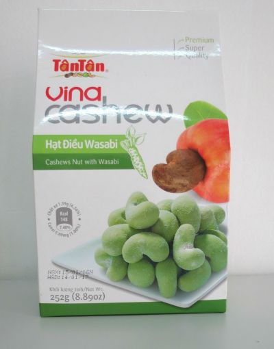 Tan Tan Vina Cashew Nut With Wasabi 252g box 