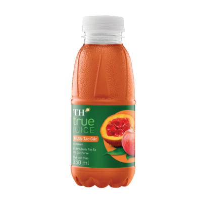 TH True Juice Natural Apple And Gac 350ml x 24 Bottles