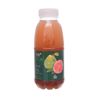 TH True Juice Drink Guava Pure 350ml x 24 Bottles