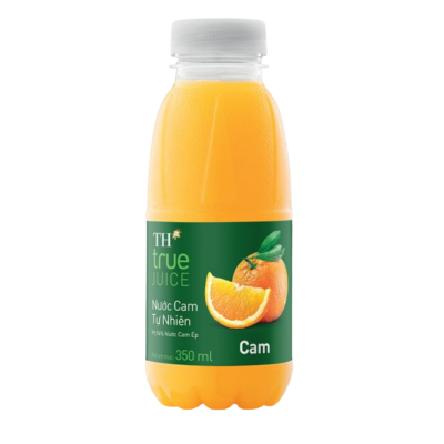 TH True Juice Natural Orange 350ml x 24 Bottles