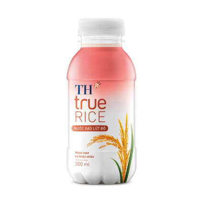 TH True Rice Whole Grain Red Rice Drink 300ml x 24 Bottles