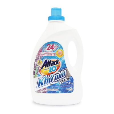 Attack Lavender Fragrance Detergent Liquid 2.4Kg x 6 Bottles