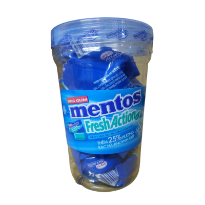 Mentos Fresh Action Gum 224g 112g x 2 x 18 Cups