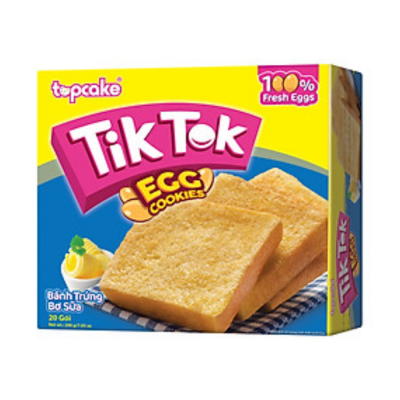 Tik Tok Butter Milk Egg Cookies 200g x 8 Boxes