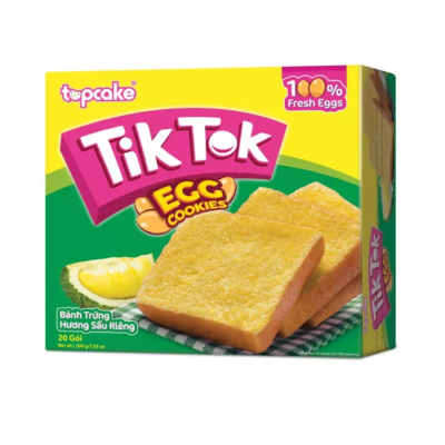 Tik Tok Durian Egg Cookies 120g x 28 Boxes