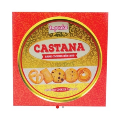 Topcake Castana Mix Cookies 410g x 12 Boxes