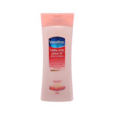 Vaseline Healthy White Pefect 10 in 1 Body Lotion 200ml x 24 Bottles