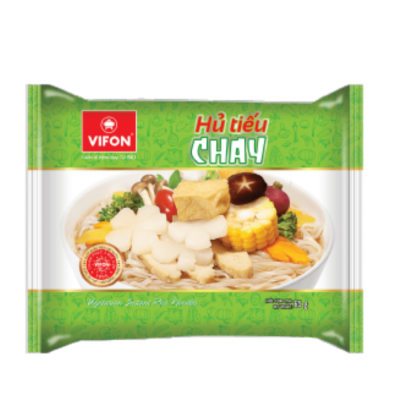 Vifon Instant Rice Noodles Vegetarian  65g x 30 Bags