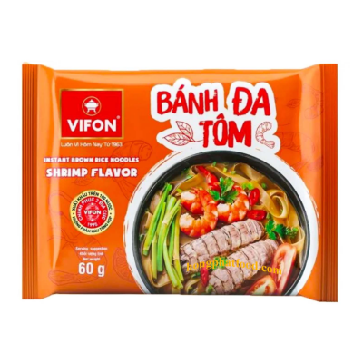 Vifon Instant Rice Pancake Shrimp Flavour 60g x 30 Bags