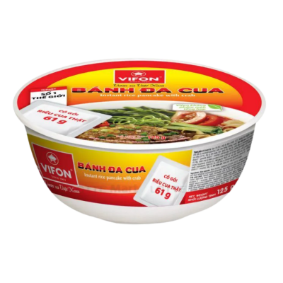 Vifon Instant Rice Pancake With Crab 125g x 12 Bowls