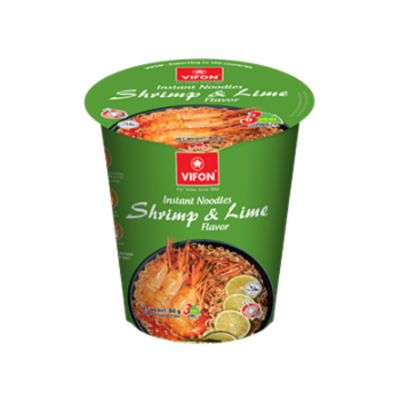Vifon Ngon Ngon Lemon Shrimp 60g x 24 Cups (Halal)