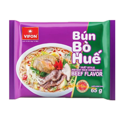 Vifon Style Instant Rice Vermicelli Beef Flavour 65g x 30 Bags