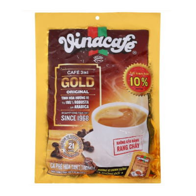 Vinacafe Gold Original 3in1 Instant Coffee 20g x 40 Sachets x 12 Bags