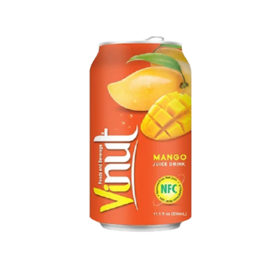 Juice - Vinut Mango Juice Drink 330ml x 24 cans
