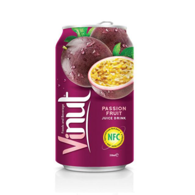 Juice - Vinut Passion Fruit Juice Drink 330ml x 24 cans