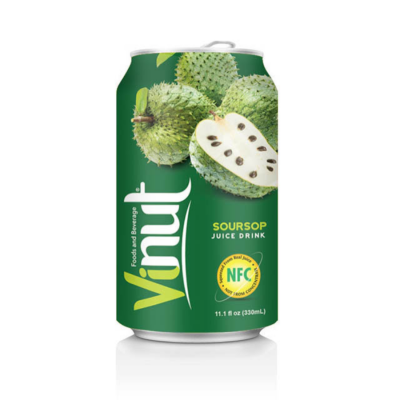 Juice - Vinut Soursop Juice Drink 330ml x 24 cans