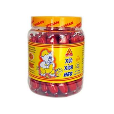 Vissan Sterilized Pork Sausage 18g x 25 pcs x 15 Jars