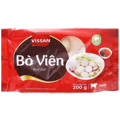 Vissan Beef Ball 200g x 50 Bags