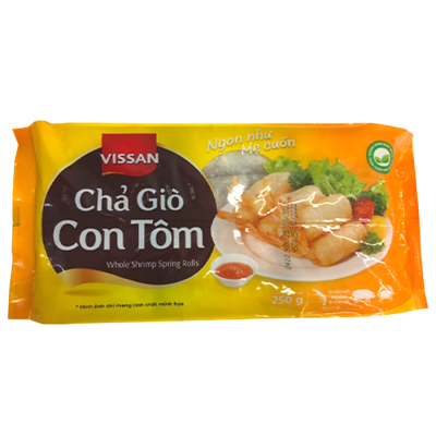 Vissan Shrimp Spring Rolls 250g x 48 Bags