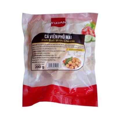 Vissan Cheese Fish Balls 200g x 75 Bags