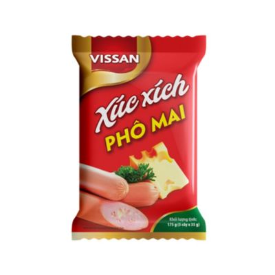 Vissan Cheese Sausage 35g x 5 plants x 20 Bags