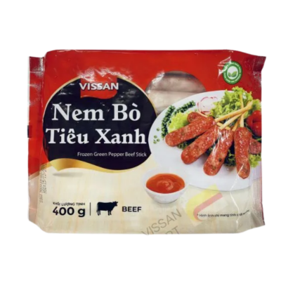 Vissan Green Pepper Beef Spring Rolls 400g x 30 Bags