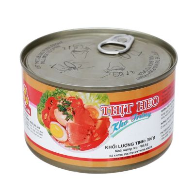 Vissan Pork Cooked with Eggs 397g x 48 Cans
