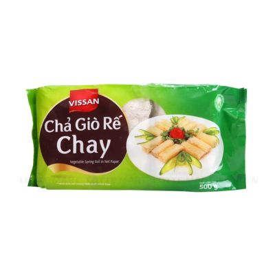 Vissan Special Vegetarian Spring Rolls 500g x 24 Bags