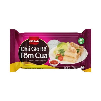 Vissan Spring Rolls With Shrimp Crab 500g x 24 Bags