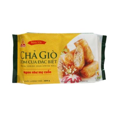 Vissan Spring Rolls with Shrimp & Crab Special 400g x 32 Bags