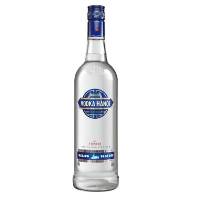Vodka Ha Noi 33% alcohol 500ml x 12 Bottles