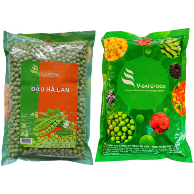 Vsafefood Green Peas 1kg x 12 Bags