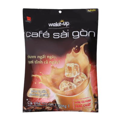 Vinacafe Wake Up 3in1 Sai Gon Coffee 19g x 24 Sachets x 20 Bags