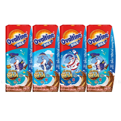 Ovaltine Malt Drink Mix Chocolate DHA 180ml