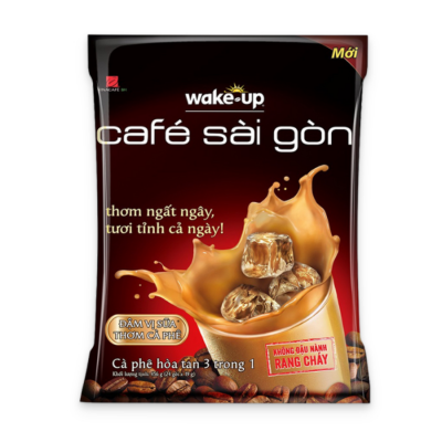 Vinacafe Wake Up 3in1 Sai Gon Coffee 19g x 24 Sachets x 20 Bags