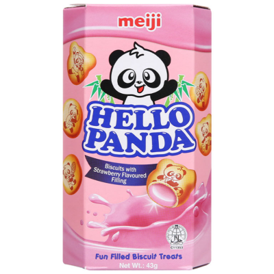 Meiji Hello Panda Milk Biscuits 43g x 80 Boxes