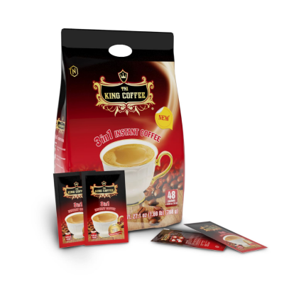 King Coffee 3 in 1 Instant Coffee 16g x 10 Sticks x 48 Boxes